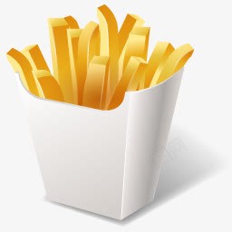 薯条3D食品图标png_新图网 https://ixintu.com 3d png 图标 薯条 食品