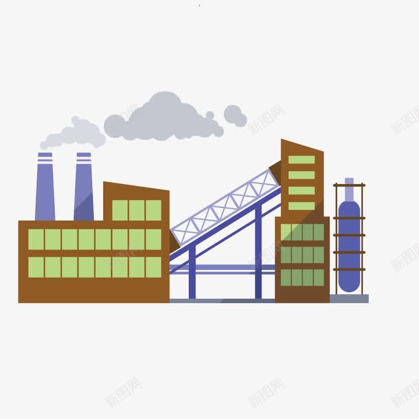 卡通石化加工厂石油加工png免抠素材_新图网 https://ixintu.com 加工厂 卡通 石化 石油加工 石油化工