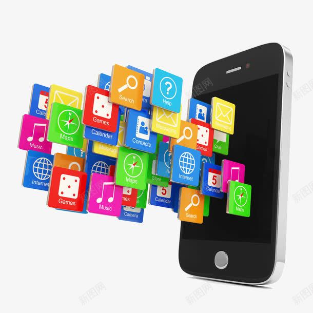 手机APP图案png免抠素材_新图网 https://ixintu.com APP 手机 科技素材