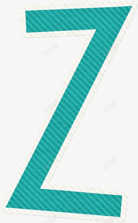 卡通字母Zpng免抠素材_新图网 https://ixintu.com Z 卡通 字母 绿色字母