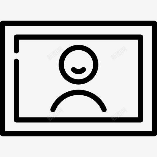 一个男人的肖像画图标png_新图网 https://ixintu.com 图片 摄影 摄影师 艺术
