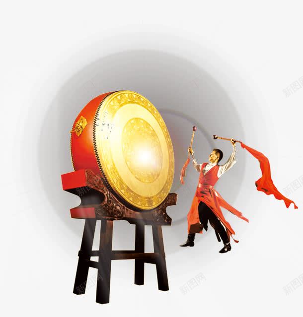 敲鼓淘宝人物鼓psd免抠素材_新图网 https://ixintu.com 敲鼓淘宝素材人物鼓