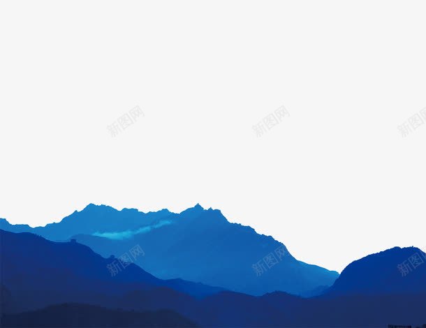 古风山psd免抠素材_新图网 https://ixintu.com 古风山