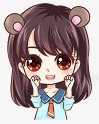 拌可爱的小女孩Q图png免抠素材_新图网 https://ixintu.com Q图 小女孩 拌可爱