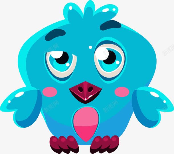 创意手绘游戏角色小鸡图标png_新图网 https://ixintu.com 创意手绘游戏角色小鸡 卡通手绘蓝色小鸡 卡通游戏 图标 游戏 游戏图标 游戏角色 游戏角色图标 游戏道具 角色 道具