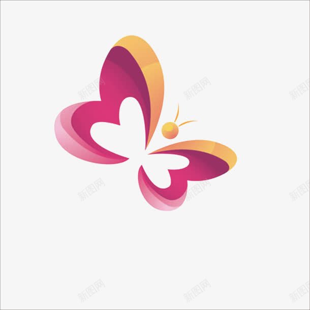 蝴蝶png免抠素材_新图网 https://ixintu.com 卡通蝴蝶 蝴蝶形状