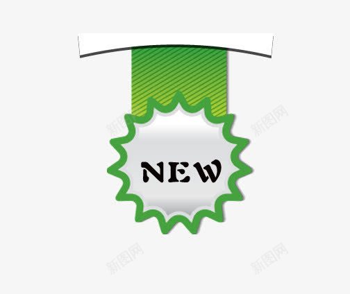 NEW新品促销标签png免抠素材_新图网 https://ixintu.com NEW 促销标签 新品 绿色标签