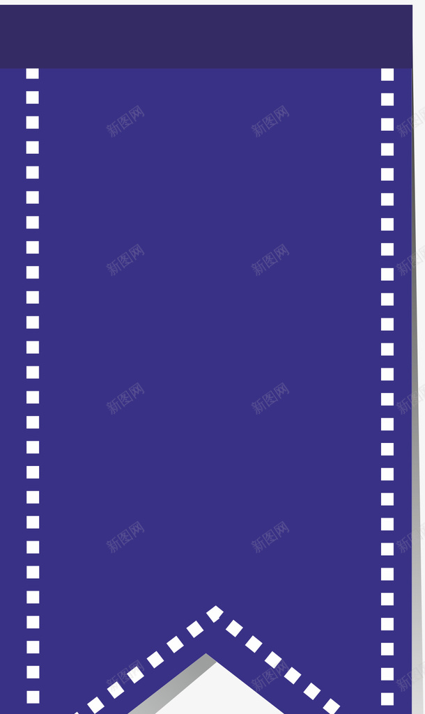 蓝色角边框png免抠素材_新图网 https://ixintu.com 纹理 蓝色角 边框