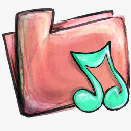 音乐夹psd免抠素材_新图网 https://ixintu.com 休闲 卡通 手绘