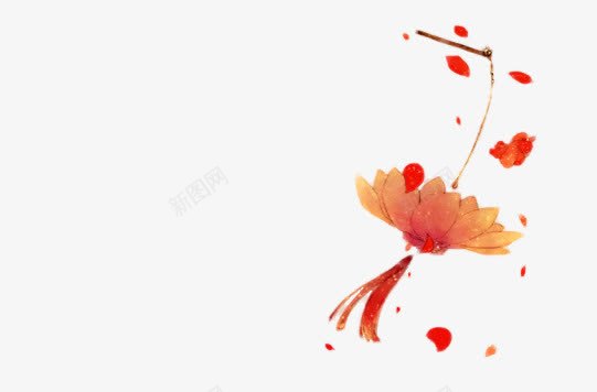 花灯飞舞花瓣png免抠素材_新图网 https://ixintu.com 花灯 花瓣 飞舞
