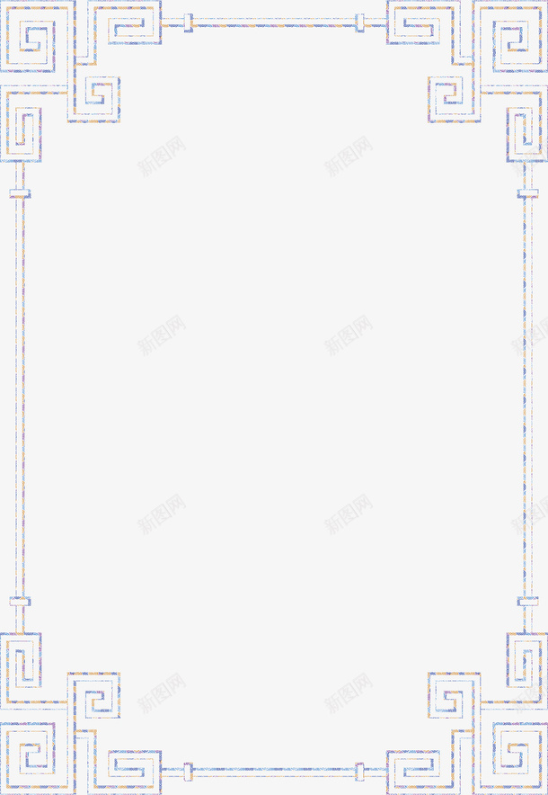可爱边框矢量图ai免抠素材_新图网 https://ixintu.com 复古边框 报纸边框元素 欧式边框 边框素材 矢量图