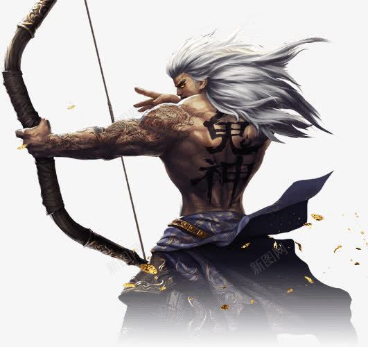 射箭英勇武士人物png免抠素材_新图网 https://ixintu.com 人物 射箭 武士 英勇