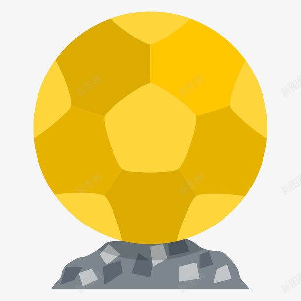 圆形金球psd免抠素材_新图网 https://ixintu.com 圆形 扁平化 素材 金球
