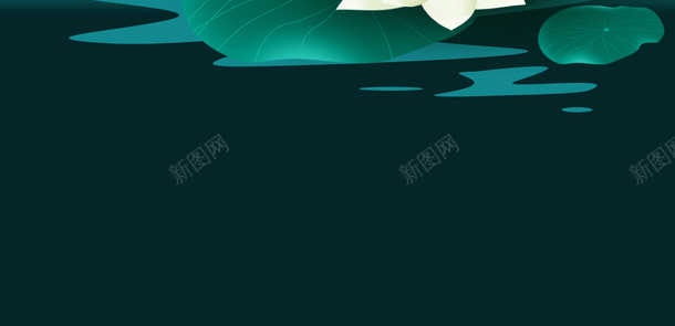 小暑节气荷花手绘元素psd_新图网 https://ixintu.com 卡通人物 印章元素 夏天 小暑 美食印章 艺术字 节气 荷叶