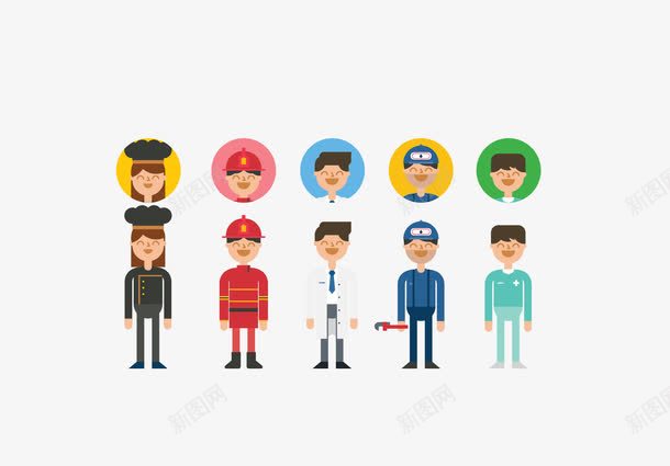 彩色卡通男孩头像与人物png免抠素材_新图网 https://ixintu.com 卡通 头像与人物 彩色卡通男孩 男孩 矢量卡通男孩
