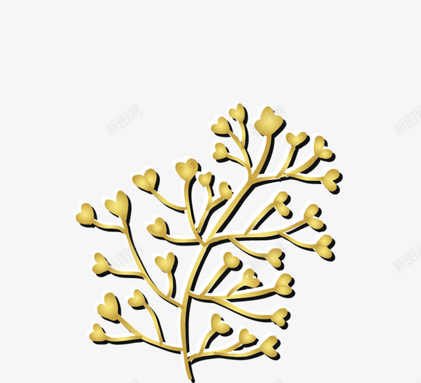 金色欧式花纹png免抠素材_新图网 https://ixintu.com png 树 欧式 素材 花纹 金色