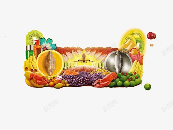 天猫水果生鲜馆png免抠素材_新图网 https://ixintu.com 双十一天猫头 天猫头 水果天猫头 生鲜天猫头