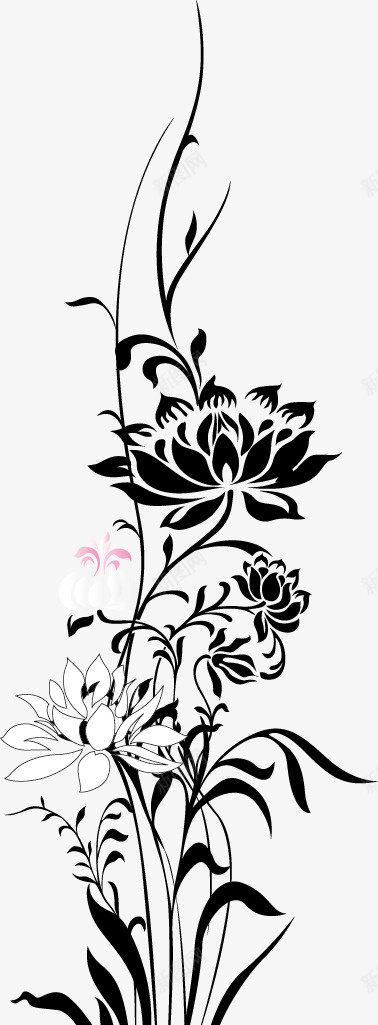 花花装饰淘宝矢量图ai免抠素材_新图网 https://ixintu.com 花花装饰淘宝素材矢量素材 矢量图