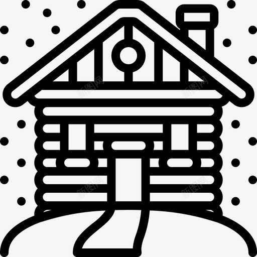豪斯冬季运动25直线型图标svg_新图网 https://ixintu.com 冬季运动 直线 线型 豪斯