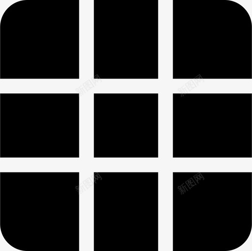 魔方儿童玩具5填充图标svg_新图网 https://ixintu.com 儿童玩具 填充 魔方