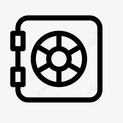 安全加密锁定图标svg_新图网 https://ixintu.com 加密 安全 工具设置 锁定 隐私