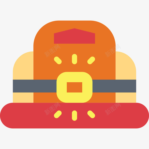 前照灯消防站扁平图标svg_新图网 https://ixintu.com 扁平 消防 照灯