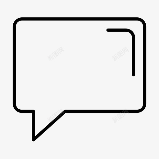 聊天泡泡通信图标svg_新图网 https://ixintu.com 对话 泡泡 消息 聊天 通信 随机瘦