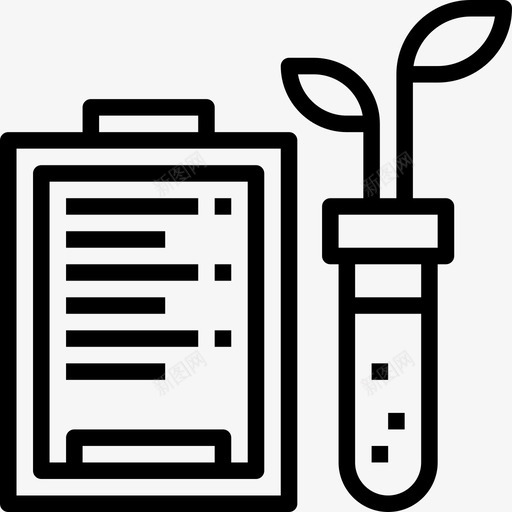 文献遗传学和生物工程线性图标svg_新图网 https://ixintu.com 文献 生物工程 线性 遗传学