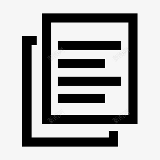 复制文档副本图标svg_新图网 https://ixintu.com 副本 复制 文件 文档 粘贴 纸张