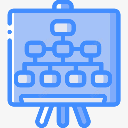 流程图行动和提醒2蓝色图标svg_新图网 https://ixintu.com 提醒 流程图 蓝色 行动
