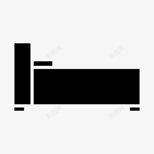 床卧铺沙发图标svg_新图网 https://ixintu.com 休息 卧铺 工具和设置图示符 床 沙发 睡眠