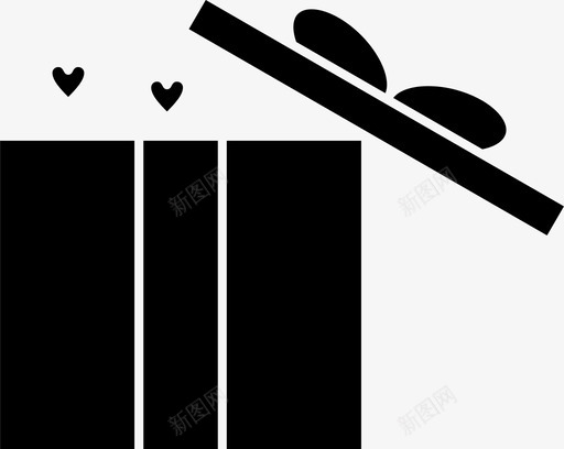 圣诞节生日礼物图标svg_新图网 https://ixintu.com 圣诞节 生日 礼物