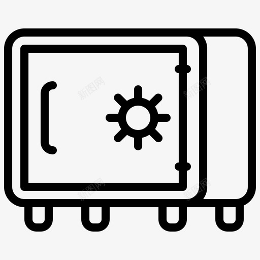 保险箱存款箱钱箱图标svg_新图网 https://ixintu.com 保险库 保险箱 创业和新业务线 初创企业 存款箱 新企业 钱箱