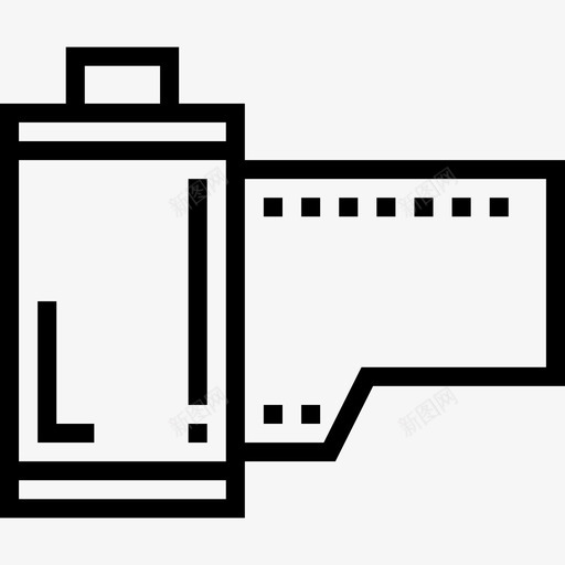 胶卷摄像机12线性图标svg_新图网 https://ixintu.com 摄像机 线性 胶卷