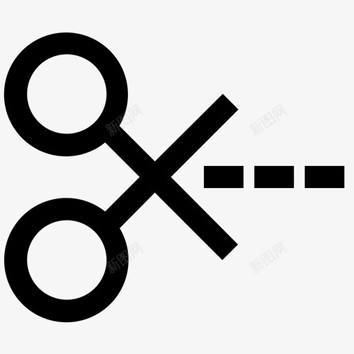 剪切界面剪刀图标svg_新图网 https://ixintu.com 元素 剪刀 剪切 基本 用户界面 界面