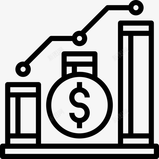 图形搜索引擎优化2线性图标svg_新图网 https://ixintu.com 优化 图形 搜索引擎 线性
