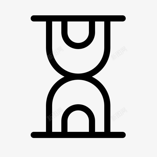 等待小时沙漏图标svg_新图网 https://ixintu.com ui 元素 加载 基本 基线 小时 沙漏 等待