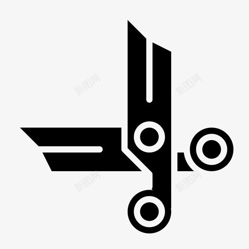 剪刀办公室文具图标svg_新图网 https://ixintu.com 剪刀 办公室 工作 工具 文具