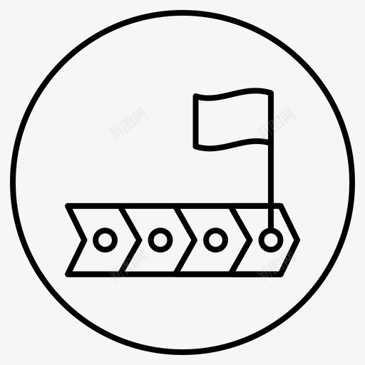 发布里程碑发布训练图标svg_新图网 https://ixintu.com 4个 发布 培训 循环 敏捷 笔划 解决方案 训练 轮廓 里程碑