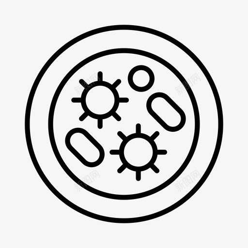 培养皿实验室病理学图标svg_新图网 https://ixintu.com 培养皿 实验室 病因 病理学 科学