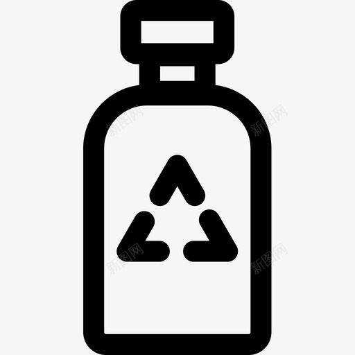 水瓶生态145线性图标svg_新图网 https://ixintu.com 水瓶 生态145 线性