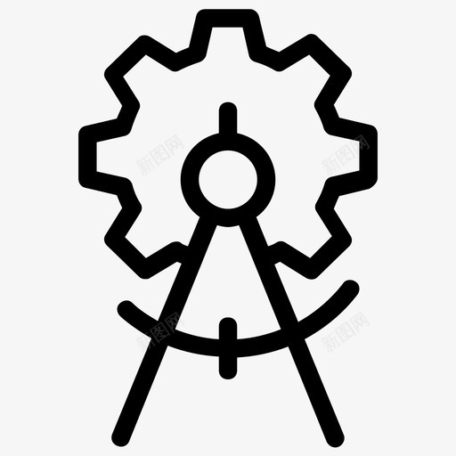技术图纸建筑罗盘图图标svg_新图网 https://ixintu.com 制造 图标 图纸 工程师 平面设计 建筑 技术 技术图 生产线 绘图 罗盘