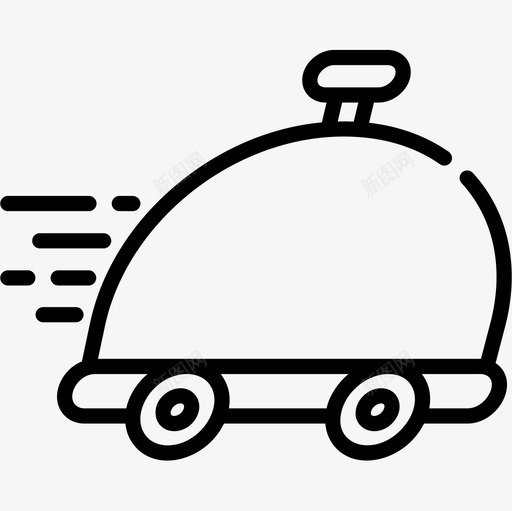 速递食品配送2直线式图标svg_新图网 https://ixintu.com 直线式 速递 配送 食品
