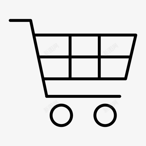 购物车用户界面图标svg_新图网 https://ixintu.com 用户界面 购物车