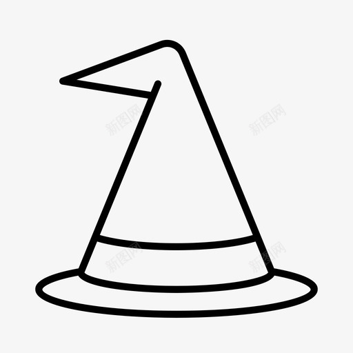 女巫帽哈利波特霍格沃茨图标svg_新图网 https://ixintu.com 哈利波特 女巫 沃茨 霍格 魔法