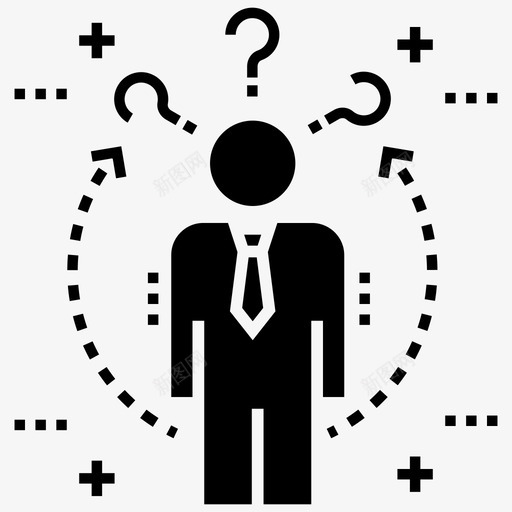 困惑的人困惑的顾客思考的人图标svg_新图网 https://ixintu.com 困惑 图标 客户 思考 技能 生活 紧张 问题 雕文 顾客 题的