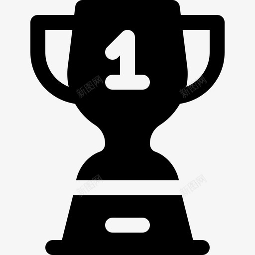 奖杯战略24已满图标svg_新图网 https://ixintu.com 奖杯 已满 战略
