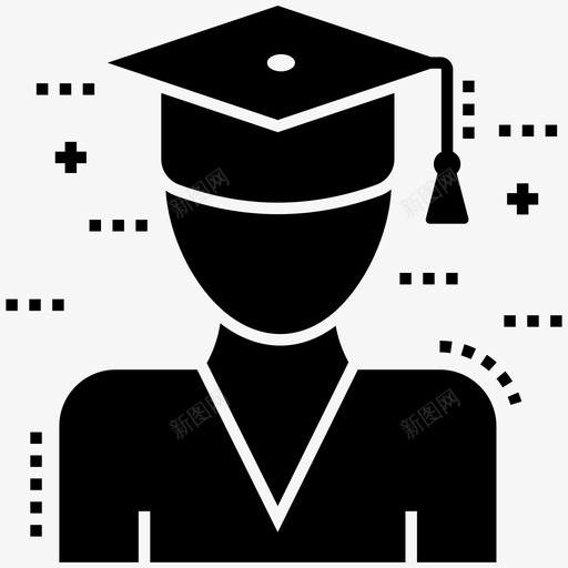 学者学位持有者研究生图标svg_新图网 https://ixintu.com 专业 人士 受过 学位 学者 技能 持有者 教育 生活 研究生 雕文