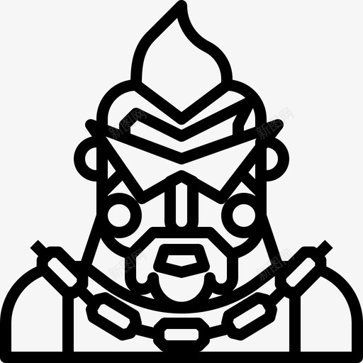 朋克垃圾摇滚图标svg_新图网 https://ixintu.com 垃圾 摇滚 朋克 阿凡达
