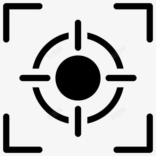 焦点概念视图图标svg_新图网 https://ixintu.com 个人 员工 图标 字形 形象化 概念 焦点 管理 素质 视图 视觉